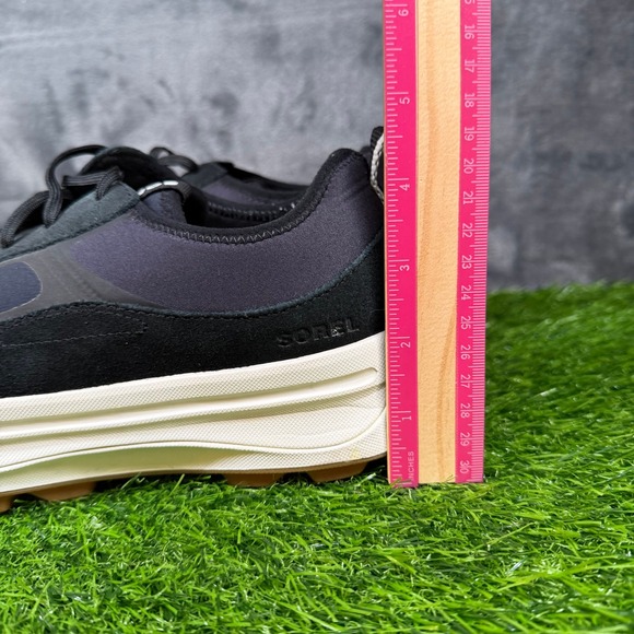 Sorel Ona 503 Black Suede Lace Up Low Top Casual Sneakers Shoes Womens 10.5 - Picture 10 of 13